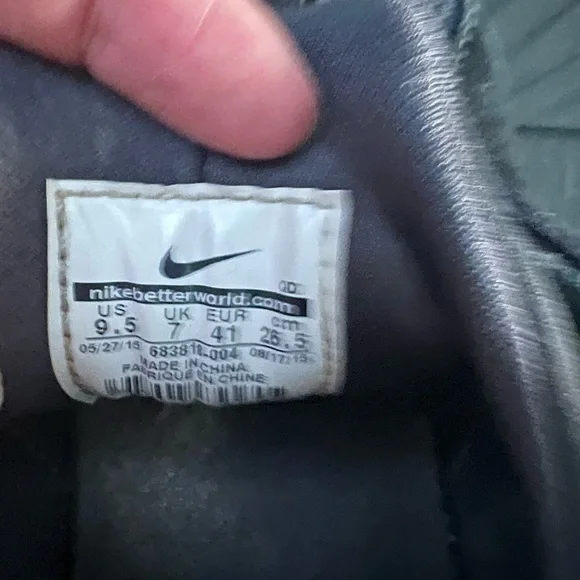 Used Womens Air Huarache Run Premium ‘Anthracite’ - Picture 5 of 6